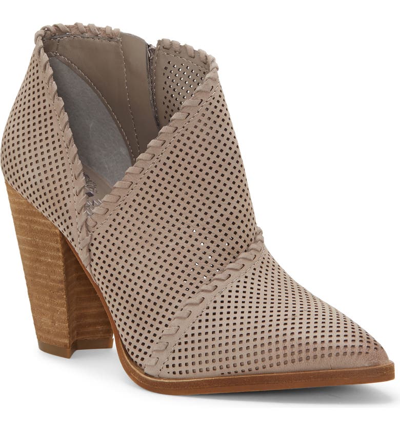 Vince Camuto Lamorna Perforated Pointy Toe Bootie (Women) | Nordstrom