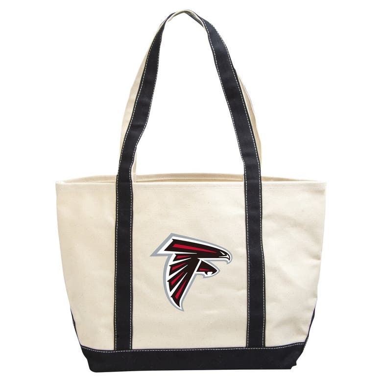 Logo Brands Atlanta Falcons Canvas Tote Bag In Cream