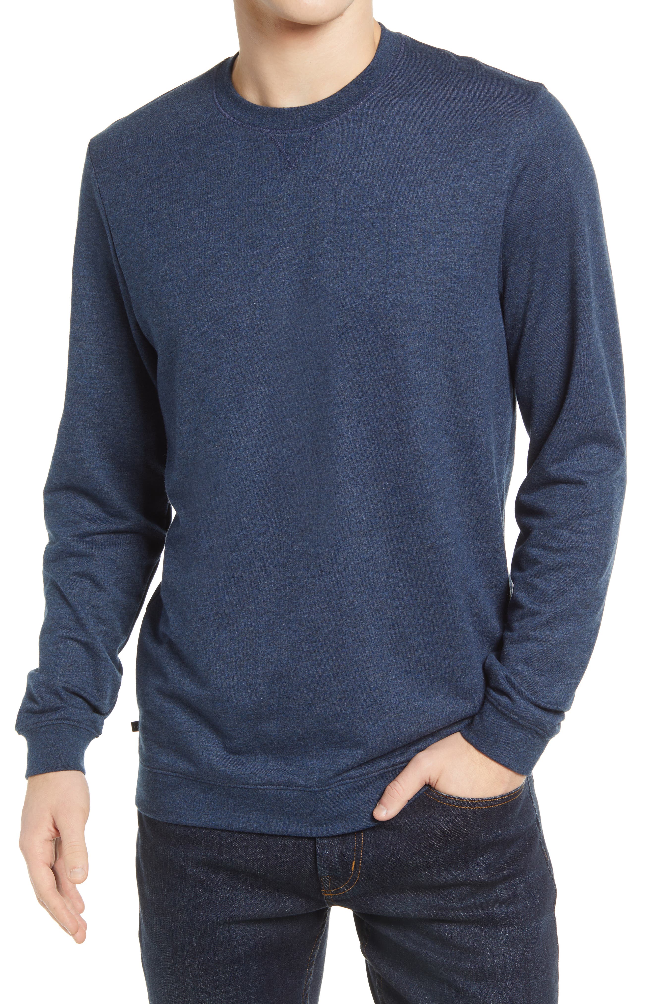 dark blue pullover