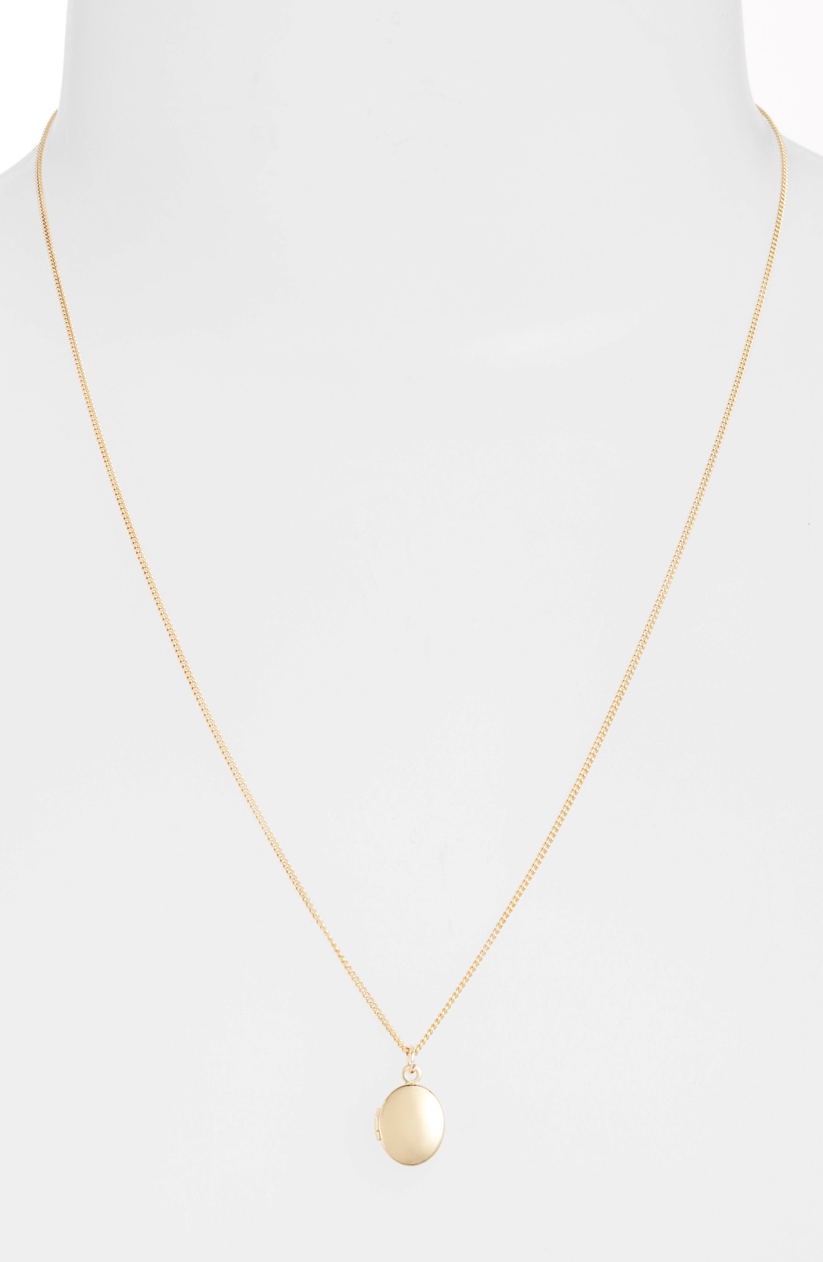 nordstrom gold locket