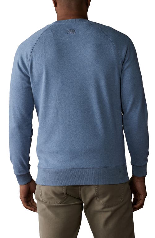 Shop The Normal Brand Puremeso Everyday Crewneck Sweatshirt In Slate Blue