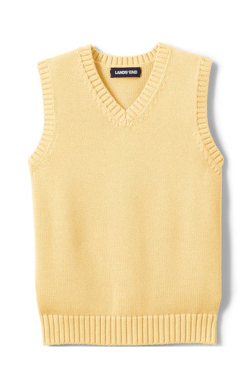 LANDS' END LANDS' END SCHOOL UNIFORM KIDS COTTON MODAL SWEATER VEST