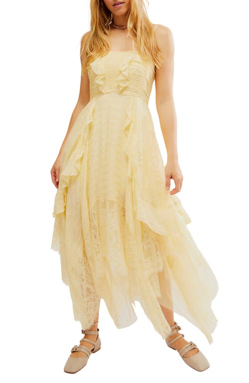 Free People Bliss Lace Trim Maxi Dress Anise Flower at Nordstrom,