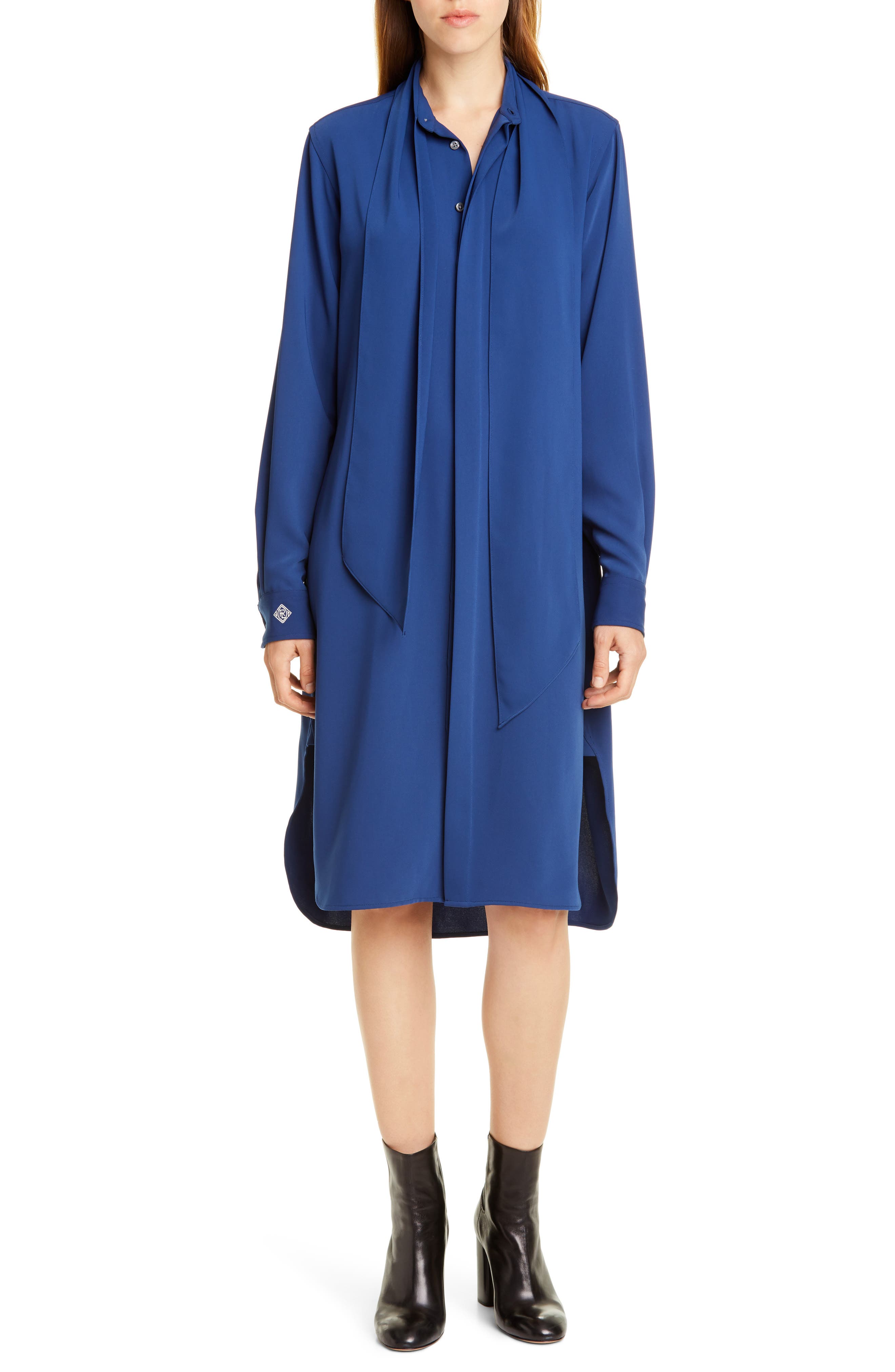 ralph lauren twill shirtdress