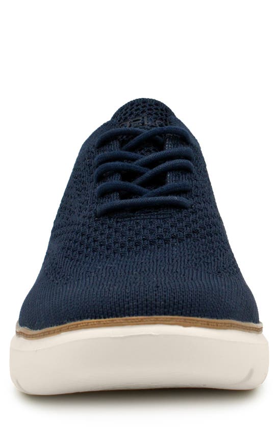 Delo Go Green Mesh Sneaker In Navy