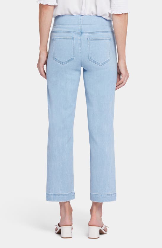Nydj Bailey Pull-on Ankle Relaxed Straight Leg Jeans In Santorini