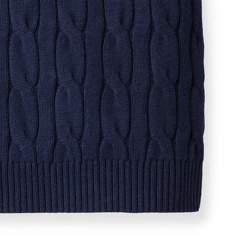 Hope & Henry Baby Boys' Organic Cricket Sweater Vest, Infant In Navy