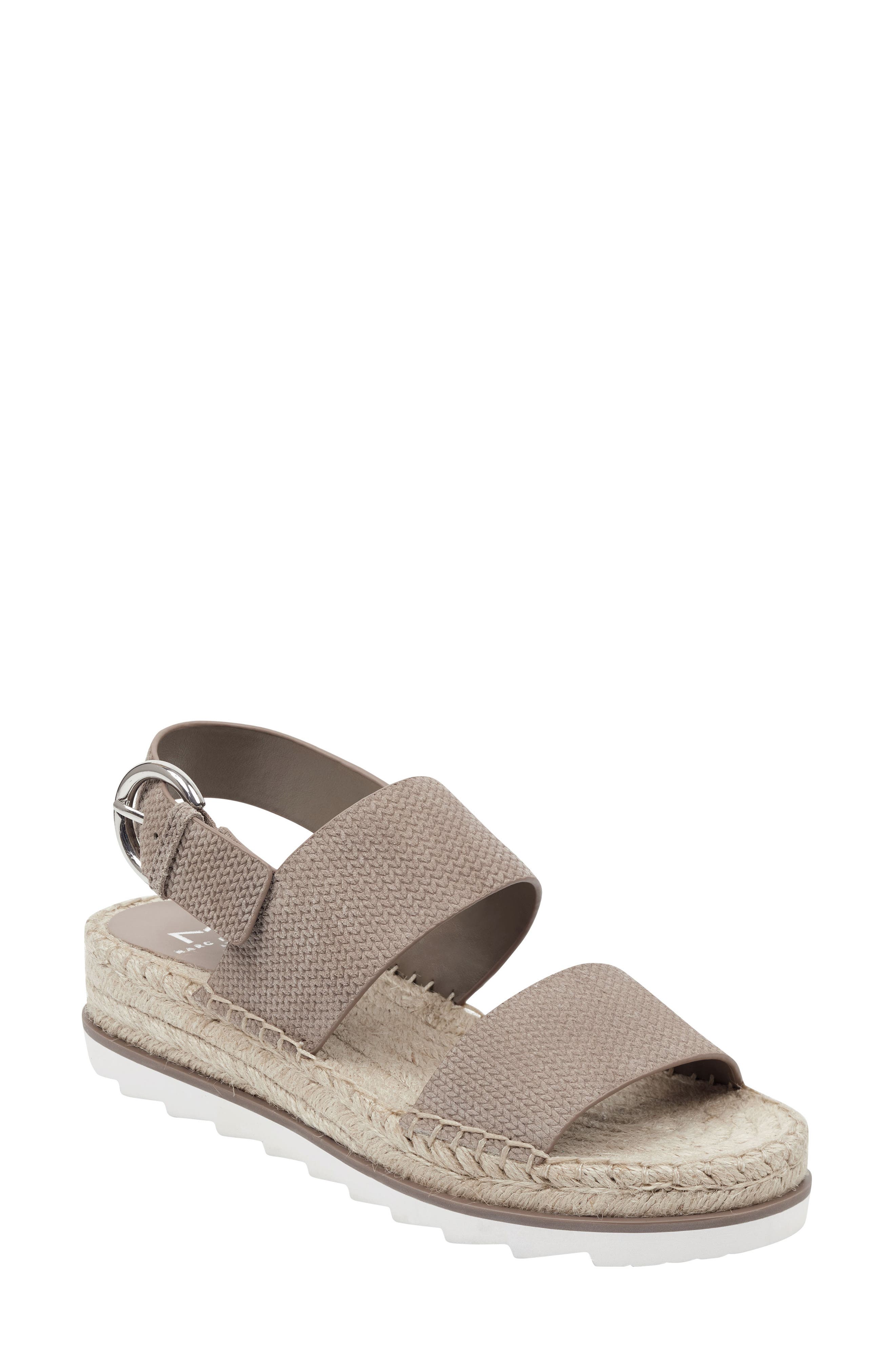 Marc Fisher Ltd Phebe 2 Espadrille Sandal- Brown