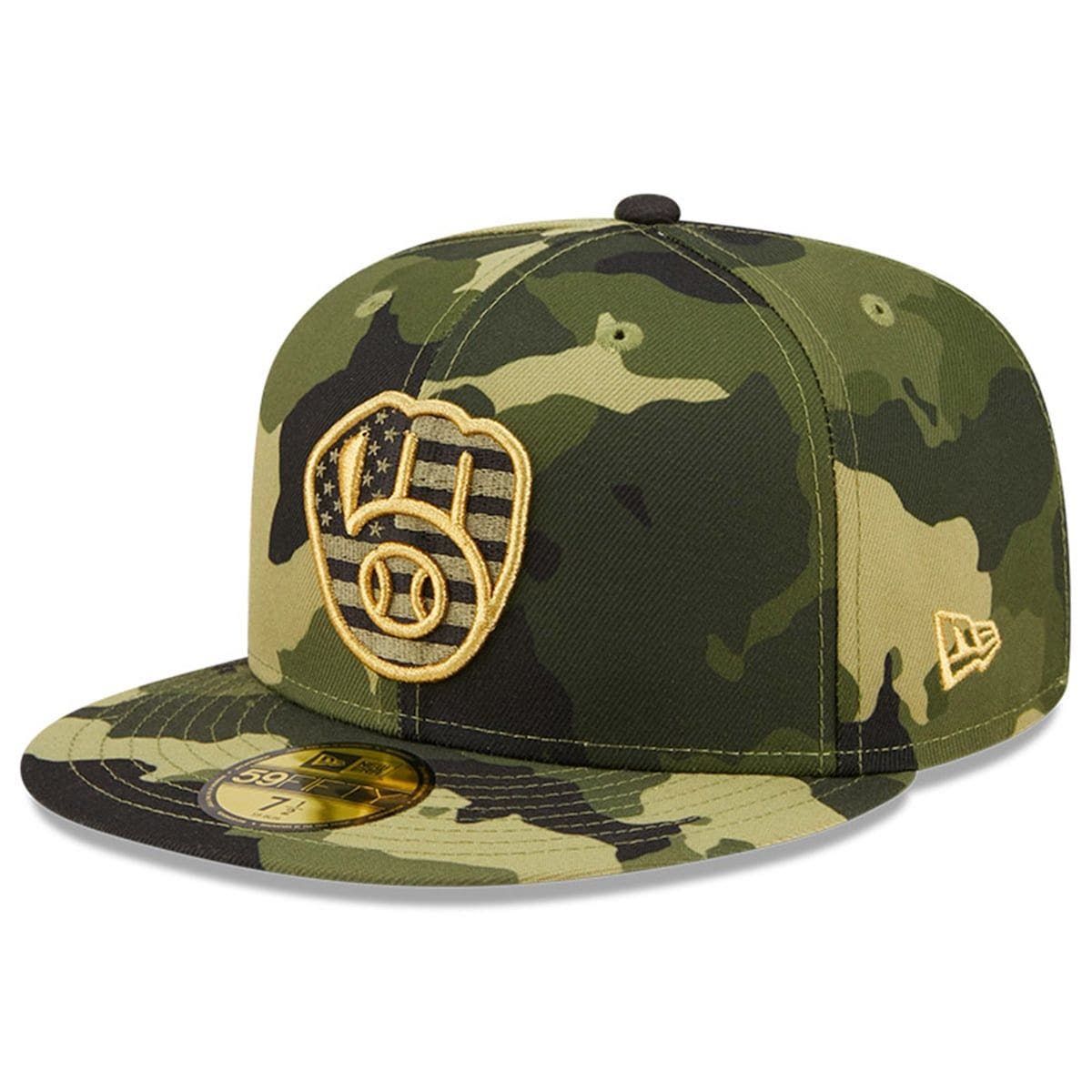 new era camo fitted