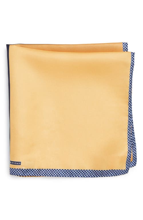 Nordstrom Panel Silk Pocket Square in Yellow at Nordstrom