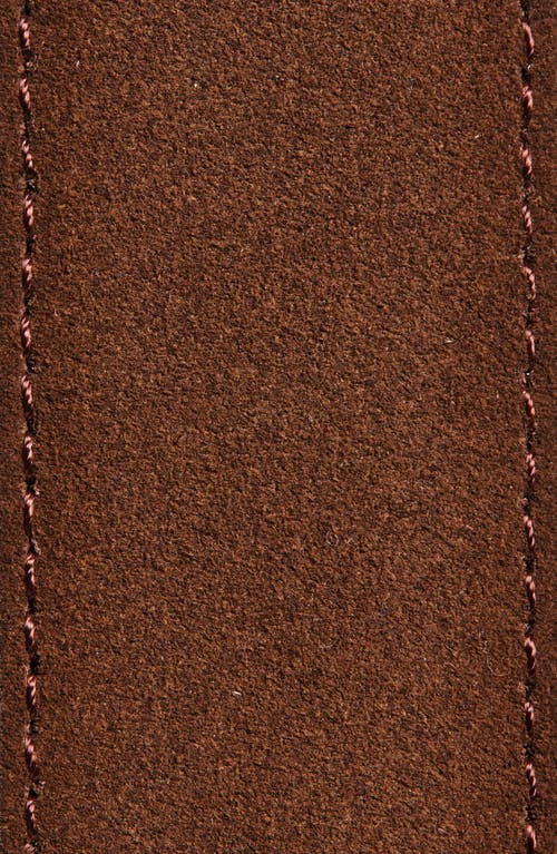 Nordstrom Easton Suede Belt In Brown Chocolate