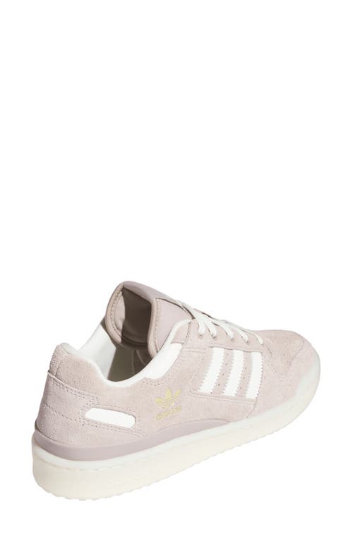 Shop Adidas Originals Adidas Forum Low Basketball Sneaker In Vapour Grey/ivory/sand