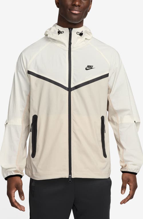 Shop Nike Sportswear Tech Windrunner Jacket In Orewood Brn/sail/black