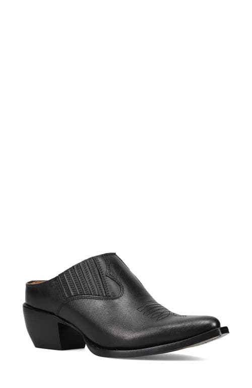 Shop Frye Sacha Pointed Toe Mule In Black