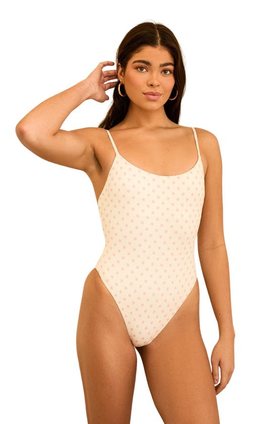 Shop Dippin Daisys Star One Piece In Dotted Pink