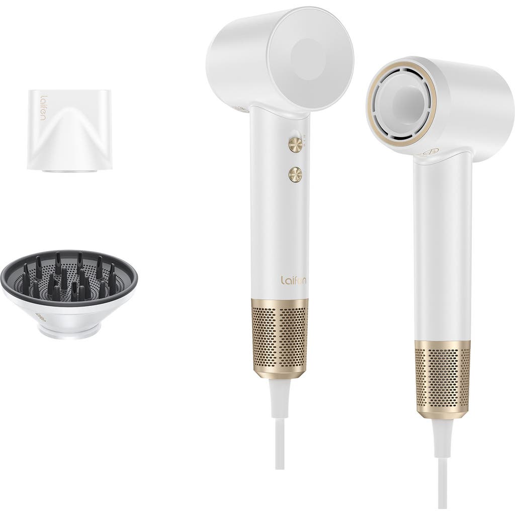 Laifen Swift Premium High-speed Hair Dryer + Bag In White