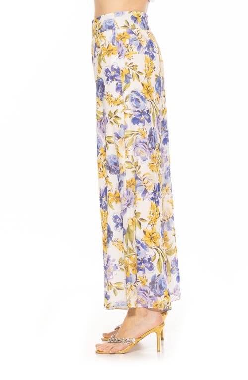 Alexia Admor Women's Imogen Floral Wide Leg Pants In Garden Rose