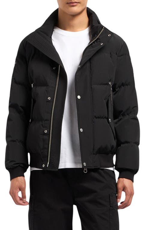 Moose Knuckles High Point Bomber Jacket in Black 