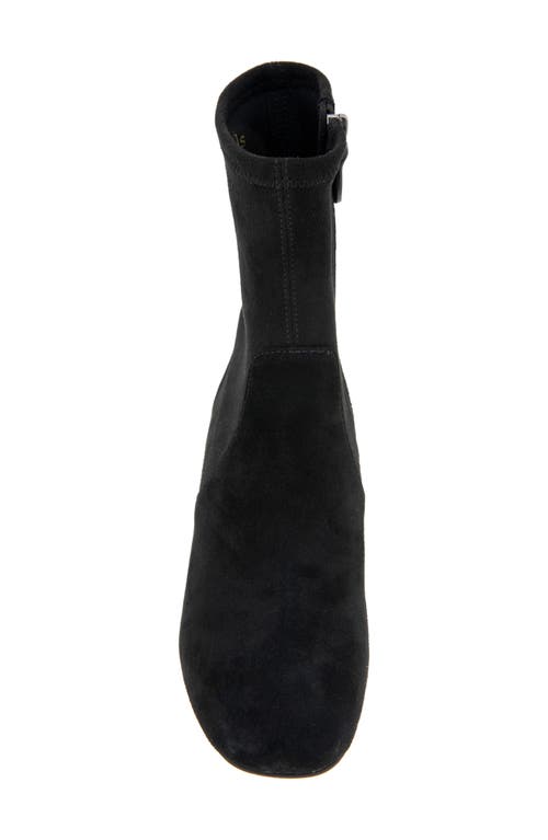 Shop Gentle Souls By Kenneth Cole Elbert Block Heel Bootie In Black Suede