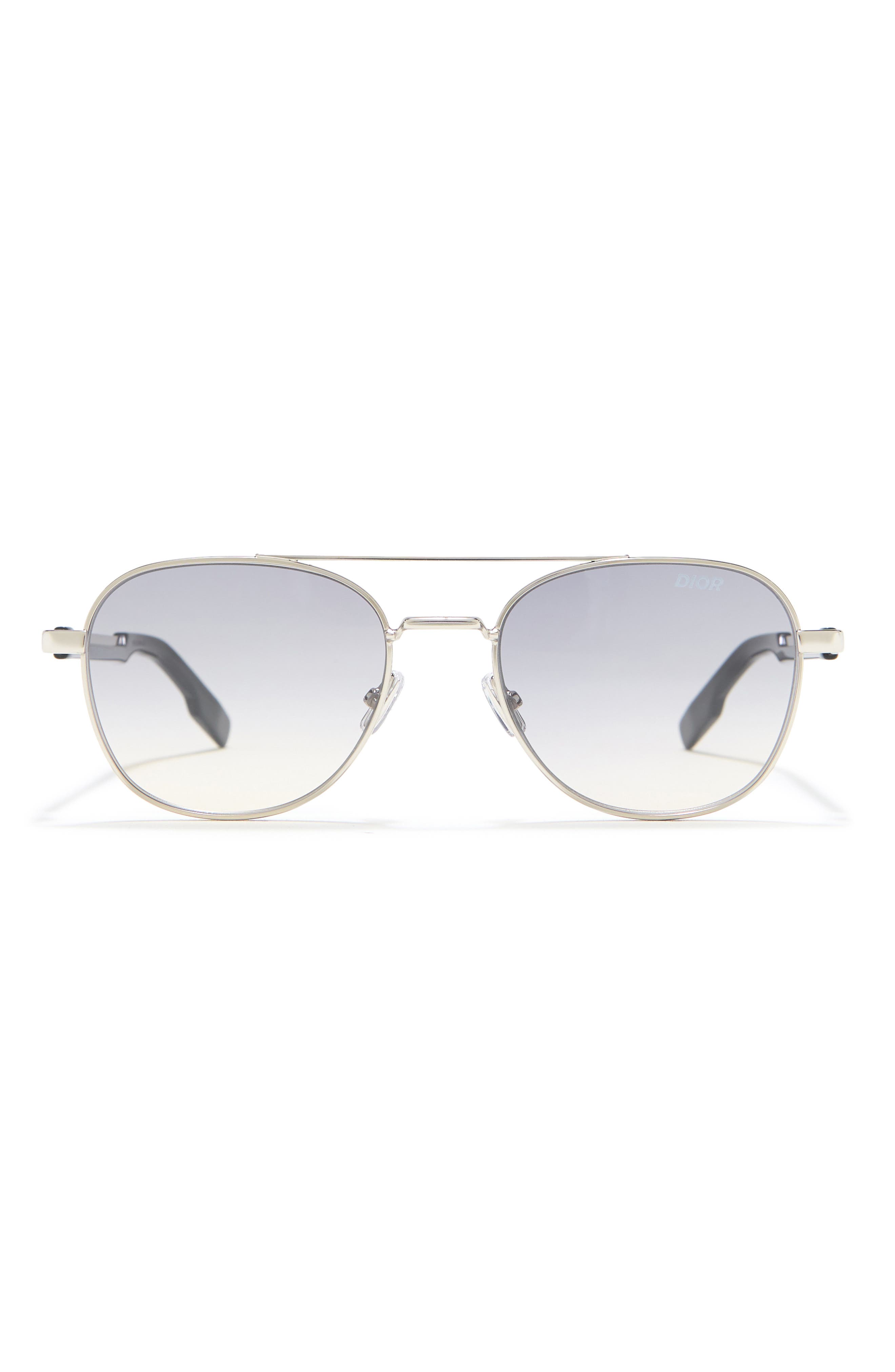 dior street 52mm aviator sunglasses