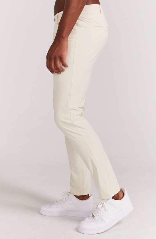 Shop Redvanly Kent Pull-on Golf Pants In Oat