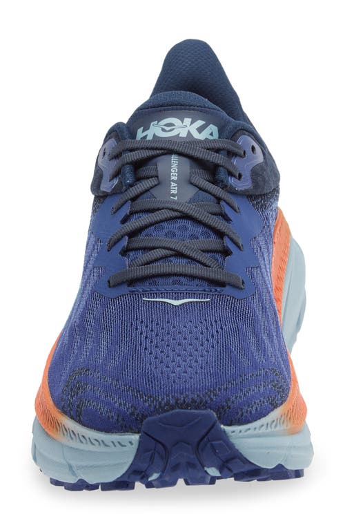 Shop Hoka Challenger 7 Running Shoe In Outer Space/dark Citron