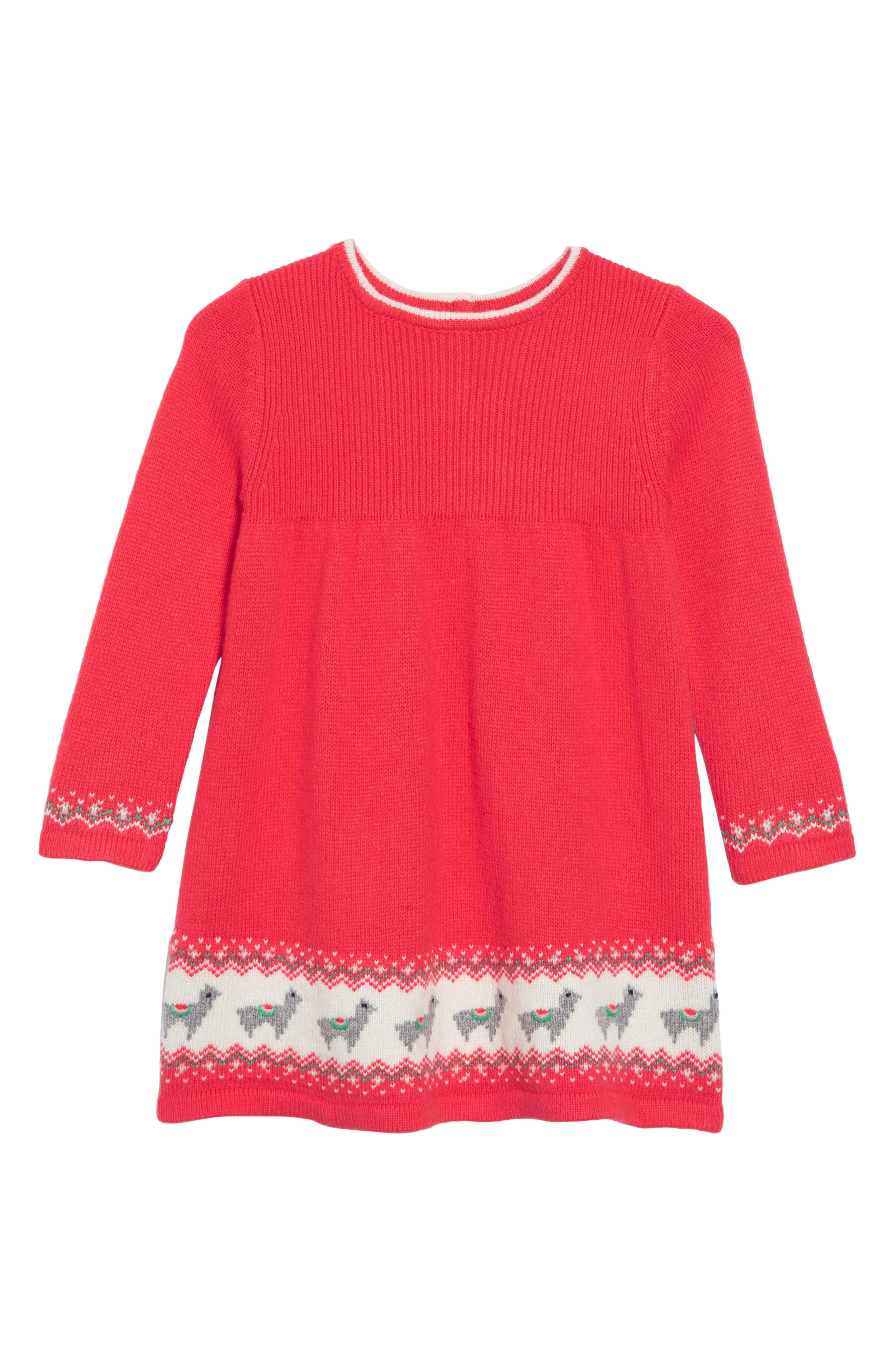 toddler red sweater dress