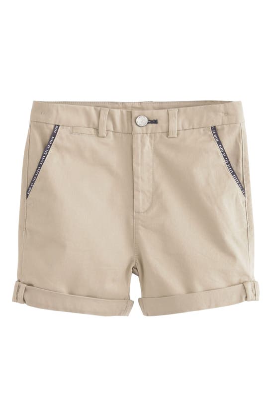 Baker By Ted Baker Kids' Stretch Cotton Chino Shorts In Natural