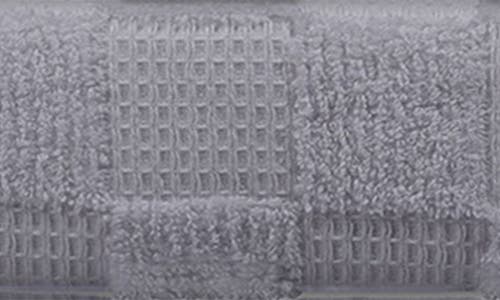 Shop Brooks Brothers Waffle Terry 8-piece Turkish Cotton Hand Towels In Silver