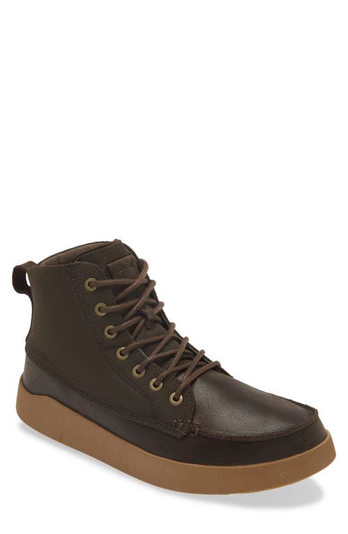 Shop Olukai Mōlina Water Repellent Boot In Dark Wood/dark Wood