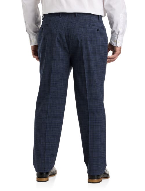 Michael Kors Check Patterned Suit Pants In Blue