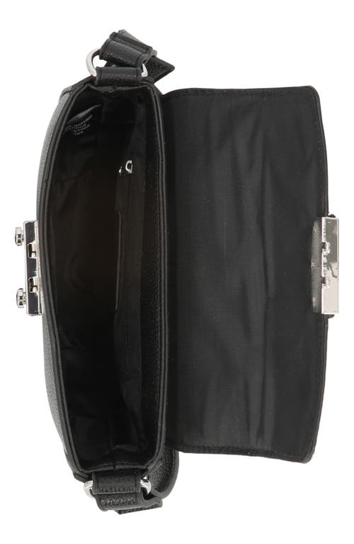 Shop Tahari Roma Faux Leather Shoulder Bag In Black