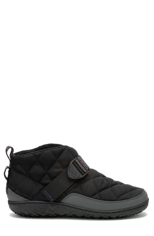 Chaco Ramble Rugged Puffer Slip-on In Black Graphite