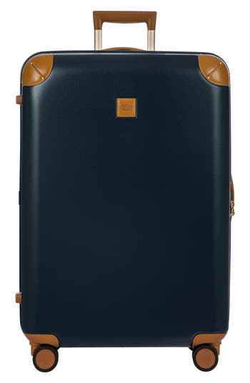 Shop Bric's Amalfi 30" Spinner Suitcase In Blue/tan