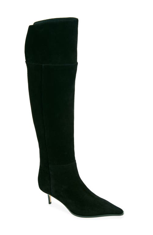 Shop Aeyde Zsazsa Knee High Boot In Black