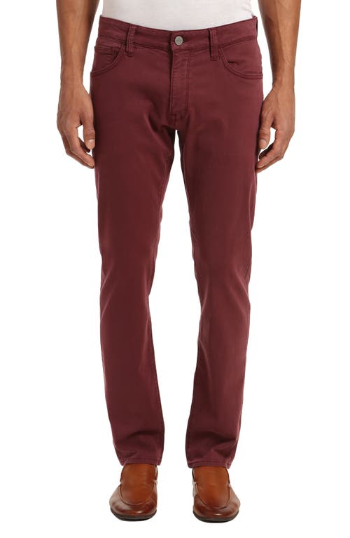 34 Heritage Charisma Relaxed Straight Leg Pants in Tawny Port