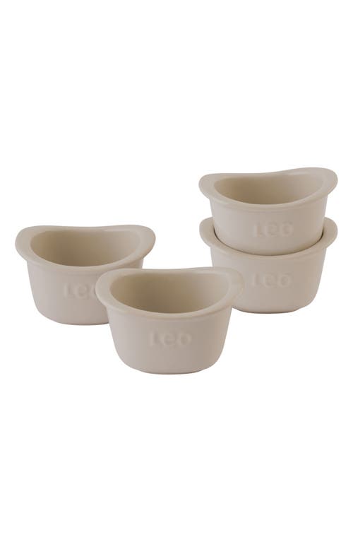 Berghoff Leo Balance 4-pack Ramekins In Moon Mist