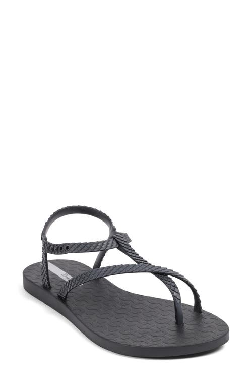 Ipa Class Strappy Sandal in Black