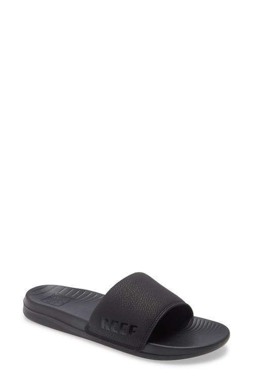 One Slide Sandal in Black
