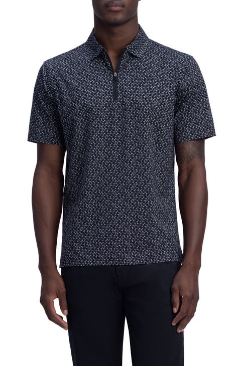 Bugatchi Uomo Make A Wish Embroidered Floral Short Sleeve Polo