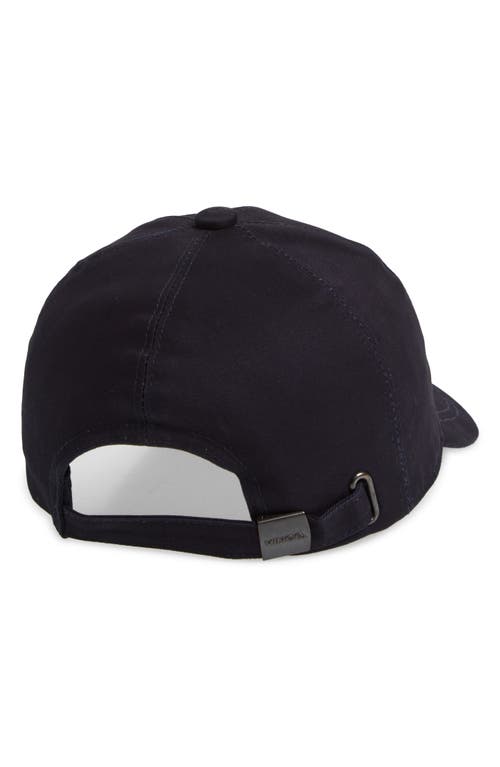 Vince Solid Twill Adjustable Baseball Cap In Costal Blue