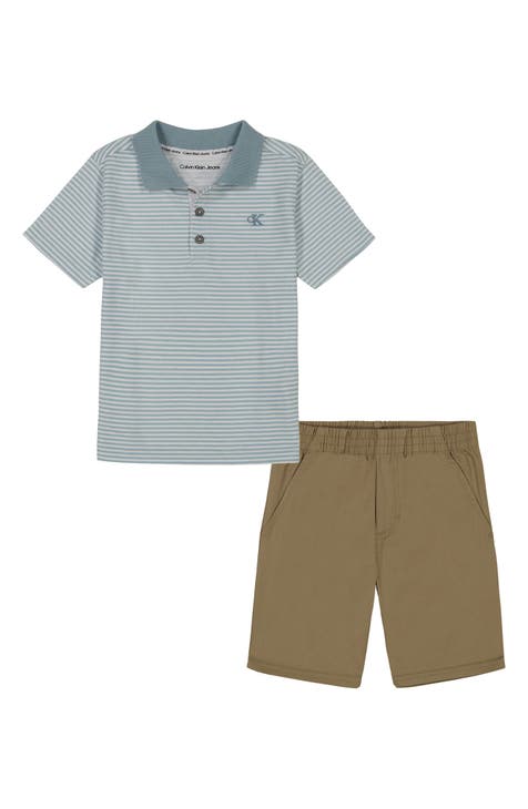 Calvin Klein Jeans, Matching Sets, Calvin Klein Jeans Matching Shorts And  Polo Set In 24m