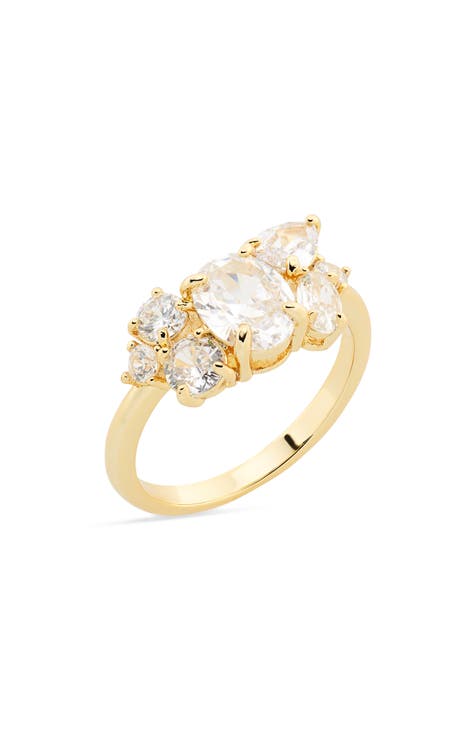 Cluster Oval Ring