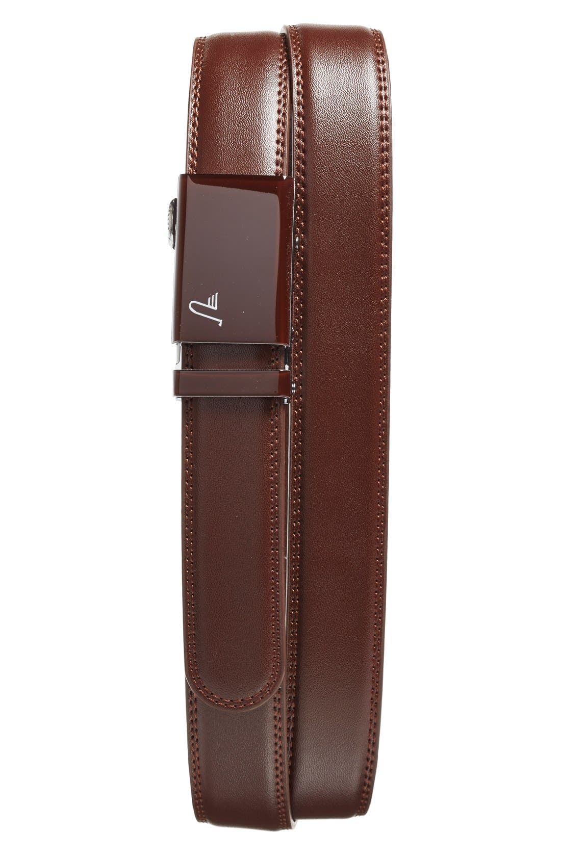 Mission Belt 'Chocolate' Leather Belt Nordstrom