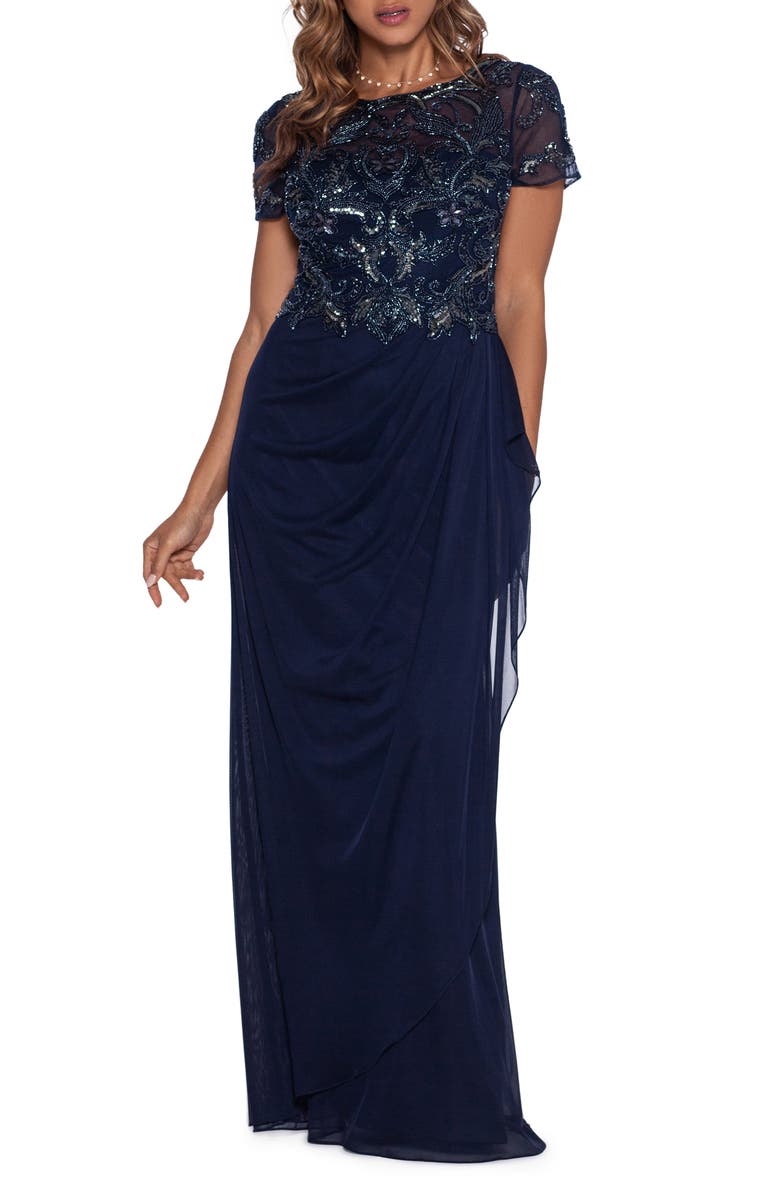 Xscape Beaded Velvet Gown | Nordstrom