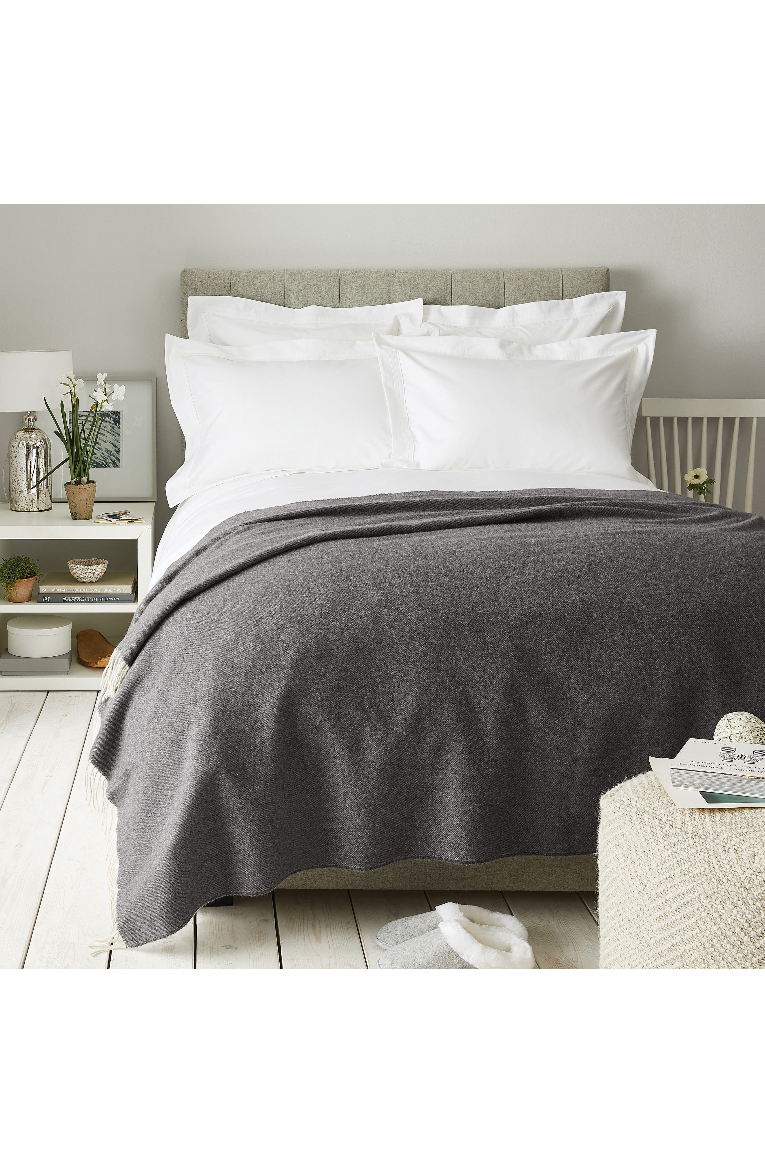 The White Company Pure Cashmere Throw Nordstrom