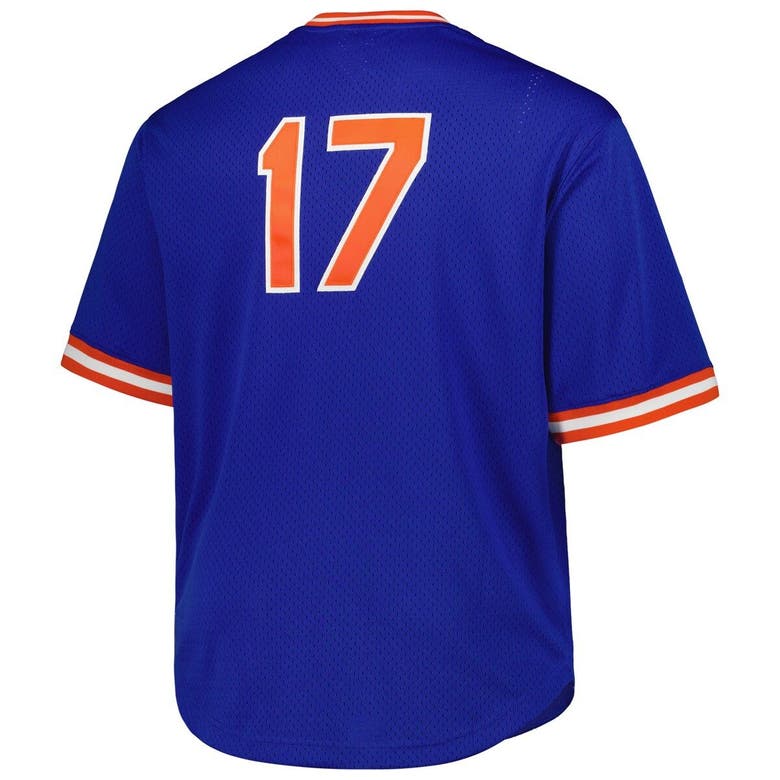 Men's New York Mets Keith Hernandez Mitchell & Ness Royal 1986 Cooperstown  Collection Mesh Pullover Jersey