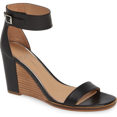 Linea Paolo Elodie Wedge Sandal- Black