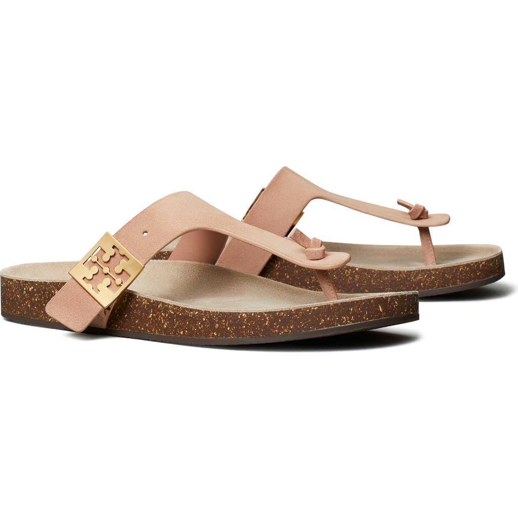 Tory Burch Leather Mellow Sandals In Pink