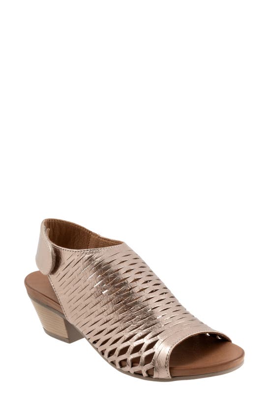 Shop Bueno Lacey Slingback Sandal In Taupe Metallic